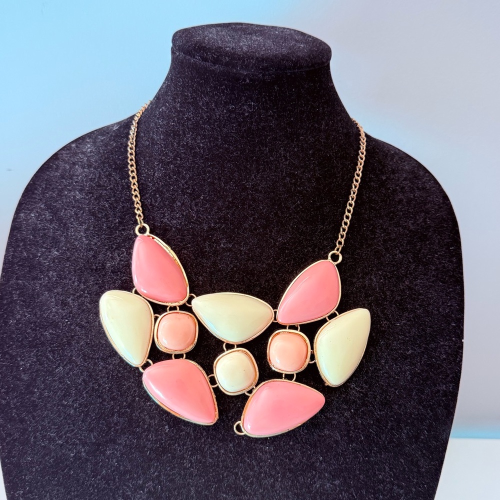 Chic Pink and Cream Necklace